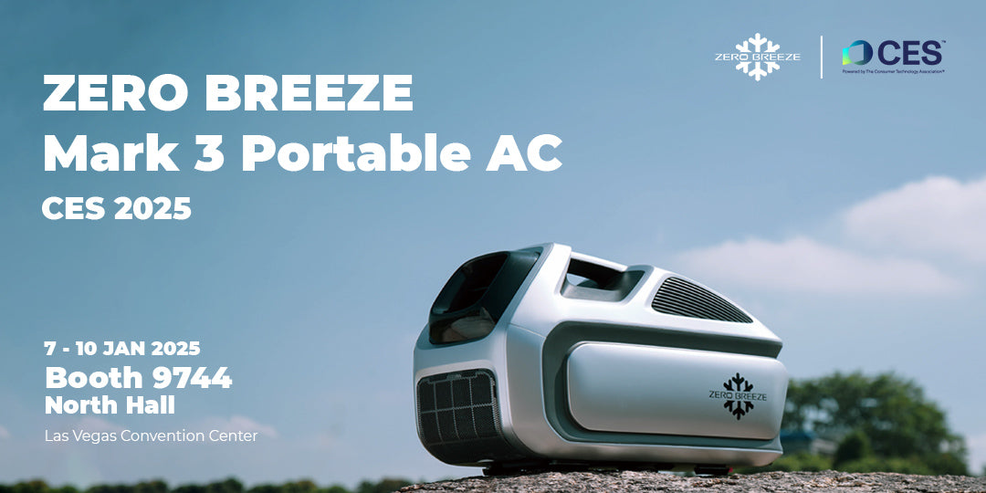 ZERO BREEZE Unveils the Most Portable Air Conditioner Mark 3 at CES 2025