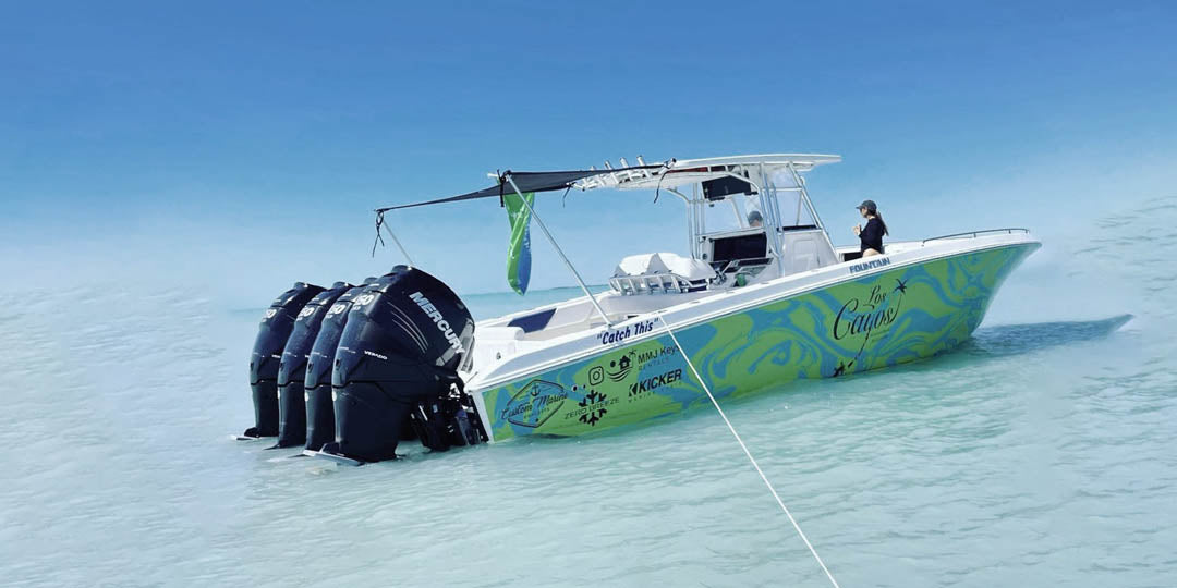 Air Conditioner for A Fountain Powerboat ZERO BREEZE